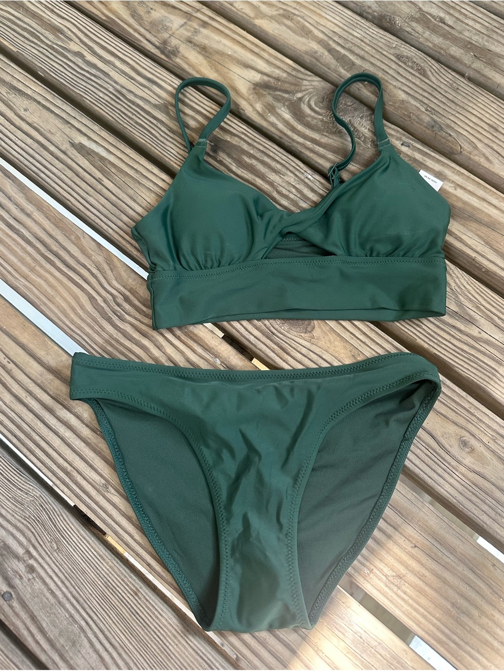 Dark Green Aerie Bikini set XS